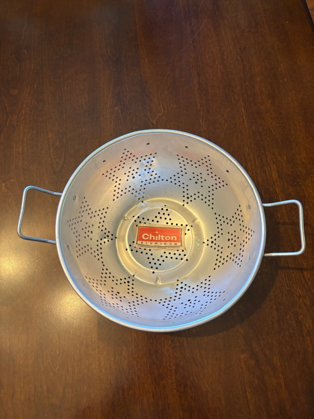 Vintage Chilton Aluminum Star Strainer